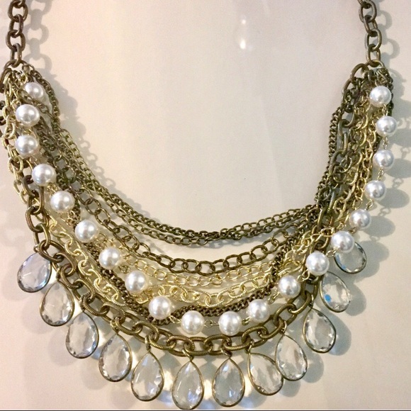 💎 Layered Pearl Necklace - Picture 1 of 5